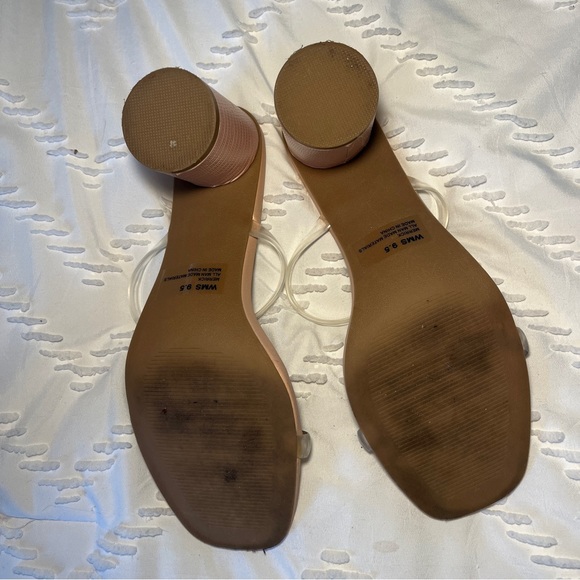 Dolce Vita Clear Nude Heels Size 9.5 - Picture 4 of 4